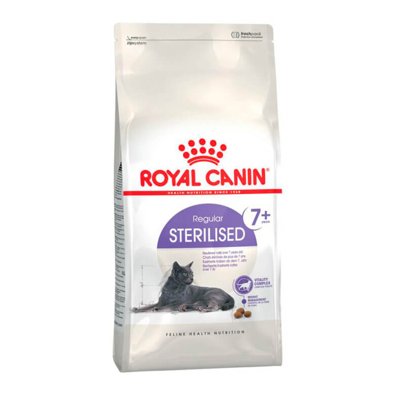 ROYAL CANIN Regular Sterilized +7 / Pienso Para Gatos Gabo y Gordo E Shop, la mejor tienda online en las Islas Canarias, España, tienda online para mascotas, perros, gatos, conejos, tortugas, animales, accesorios para mascotas en general. 
Gabo y Gordo E Shop in Canary Islands, the best store for pets, dogs, cats, rabbits, turtles, animals, pet accessories.