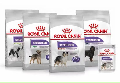 ROYAL CANIN Sterilised Care para perros esterilizados, alimento bajo en calorías con efecto saciante.