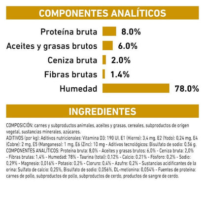 ROYAL CANIN Urinary S/O pack de 12 latas 410 g, comida húmeda dietética para perros con cálculos de estruvita u oxalato cálcico.