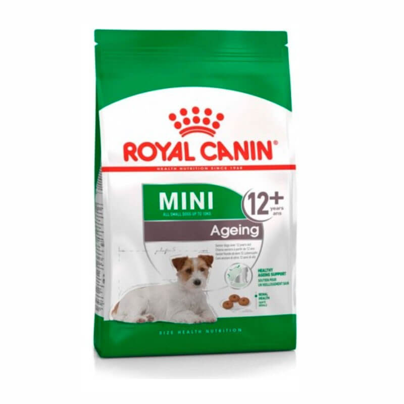 ROYAL CANIN Mini Adult Ageing 12+ Pienso para perros adultos de raza pequeña Gabo y Gordo Pet Shop