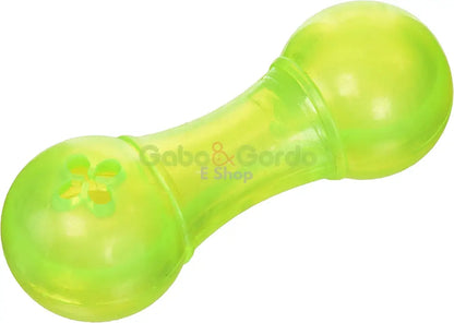 STARMARK treat dispensing SQUEAKEE | Juguete hueso dispensador de alimentos para perro