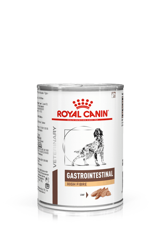 ROYAL CANIN Gastrointestinal High Fibre | Comida húmeda para perros adultos.  Gabo&Gordo Pet Shop en Las Palmas de Gran Canaria tienda para mascotas, perros, gatos, conejos, tortugas, animales