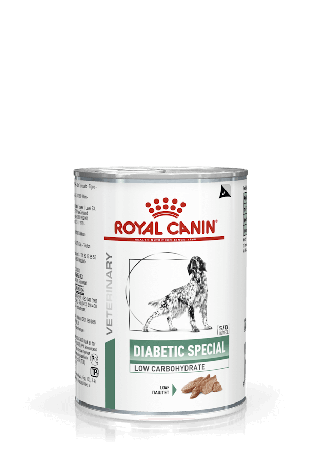 ROYAL CANIN  Diabetic Special Low Carbohydrate | Pack de lata para  perros adultos.  Gabo&Gordo Pet Shop en Las Palmas de Gran Canaria tienda para mascotas, perros, gatos, conejos, tortugas, animales