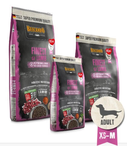 BELCANDO FINEST GRAIN FREE LAMB Pienso para perros sin cereales Gabo&Gordo Pet Shop en Las Palmas de Gran Canaria tienda para mascotas, perros, gatos, conejos, tortugas, animales, accesorios para mascotas