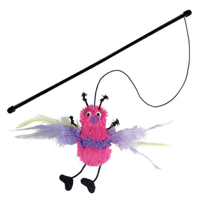 KONG Dangle Feet Teaser Feather Assorted Cat Toy, Medium.  Gabo y Gordo Pet Shop, tienda online en las Islas Canarias, España, tienda online para mascotas, perros, gatos, conejos, tortugas, animales, accesorios para mascotas en general. 