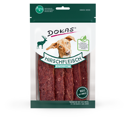 DOKAS FILETE DE VENADO 70 g Gabo y Gordo Pet Shop, tienda online en las Islas Canarias, España, tienda online para mascotas, perros, gatos, conejos, tortugas, animales, accesorios para mascotas en general. 