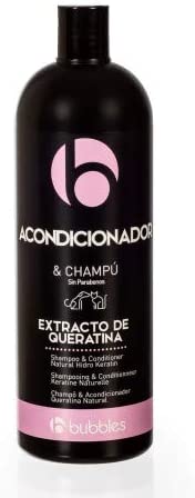 BUBBLES CHAMPÚ ACONDICIONADOR CON EXTRACTO DE QUERATINA Gabo y Gordo E Shop, la mejor tienda online en las Islas Canarias, España, tienda online para mascotas, perros, gatos, conejos, tortugas, animales, accesorios para mascotas en general. 
Gabo y Gordo E Shop in Canary Islands, the best store for pets, dogs, cats, rabbits, turtles, animals, pet accessories.
