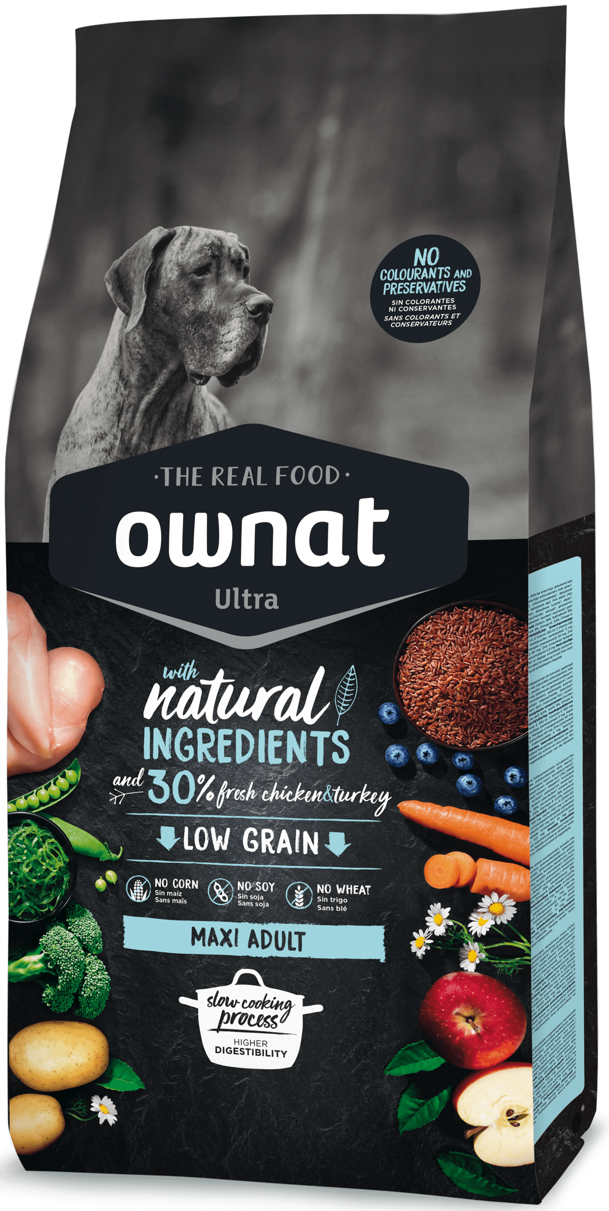 OWNAT Ultra Maxi Adult | Pienso con pollo y pavo bajo en cereales para perro adulto de razas grandes Gabo&Gordo Pet Shop Las Palmas de Gran Canaria