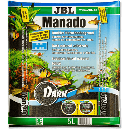 JBL Manado DARK Sustrato natural oscuro para acuarios Gabo&Gordo Pet Shop en Las Palmas de Gran Canaria tienda para mascotas, perros, gatos, conejos, tortugas, animales, accesorios para mascotas