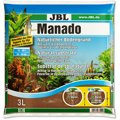 JBL Manado Sustrato natural para acuarios de agua dulce Gabo&Gordo Pet Shop en Las Palmas de Gran Canaria tienda para mascotas, perros, gatos, conejos, tortugas, animales, accesorios para mascotas