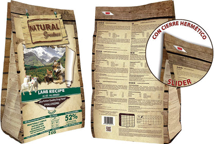 NATURAL GREATNESS RECETA DE CORDERO PERROS SIN CEREALES en Gabo y Gordo E Shop, la mejor tienda online en las Islas Canarias, España, tienda online para mascotas, perros, gatos, conejos, tortugas, animales, accesorios para mascotas en general. 
Gabo y Gordo E Shop in Canary Islands, the best store for pets, dogs, cats, rabbits, turtles, animals, pet accessories.