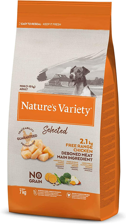 NATURE'S VARIETY SELECTED MINI POLLO CAMPERO.  Gabo y Gordo Pet Shop en Las Palmas de Gran Canaria tienda para mascotas, perros, gatos, conejos, tortugas, animales, accesorios para mascotas.