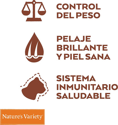 NATURE'S VARIETY SELECTED ESTERILIZADO SALMÓN NORUEGO Gabo y Gordo Pet Shop en Las Palmas de Gran Canaria tienda para mascotas, perros, gatos, conejos, tortugas, animales, accesorios para mascotas.