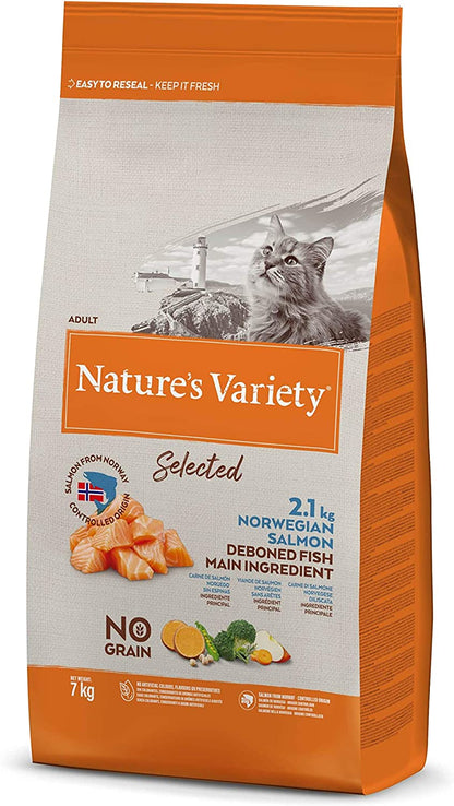 NATURE'S VARIETY SELECTED SALMÓN NORUEGO.  Gabo y Gordo Pet Shop en Las Palmas de Gran Canaria tienda para mascotas, perros, gatos, conejos, tortugas, animales, accesorios para mascotas.
