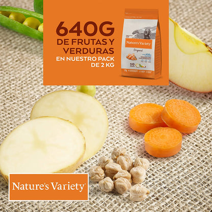 NATURE'S VARIETY ORIGINAL SALMÓN NO GRAIN MEDIUM/MAXI.  Gabo y Gordo Pet Shop en Las Palmas de Gran Canaria tienda para mascotas, perros, gatos, conejos, tortugas, animales, accesorios para mascotas.