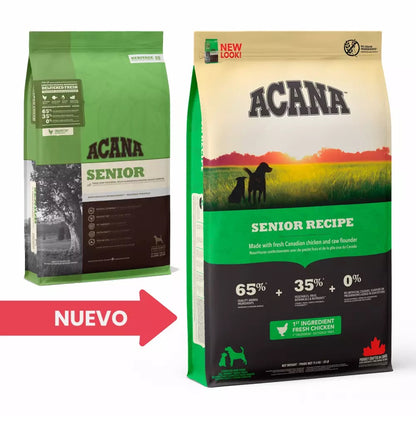 Pienso ACANA SENIOR RECIPE Gabo y Gordo E Shop, la mejor tienda online en las Islas Canarias, España, tienda online para mascotas, perros, gatos, conejos, tortugas, animales, accesorios para mascotas en general. 
Gabo y Gordo E Shop in Canary Islands, the best store for pets, dogs, cats, rabbits, turtles, animals, pet accessories.