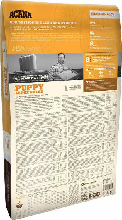 Pienso ACANA PUPPY LARGE BREED 17 kg Gabo y Gordo E Shop, la mejor tienda online en las Islas Canarias, España, tienda online para mascotas, perros, gatos, conejos, tortugas, animales, accesorios para mascotas en general. 
Gabo y Gordo E Shop in Canary Islands, the best store for pets, dogs, cats, rabbits, turtles, animals, pet accessories.