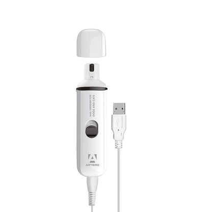 Lima eléctrica de uñas Artero para perros y gatos. Inalámbrica, recargable y silenciosa. Con caperuza protectora y cable USB. ¡Compra online con envío gratis en Gran Canaria desde 30 €!