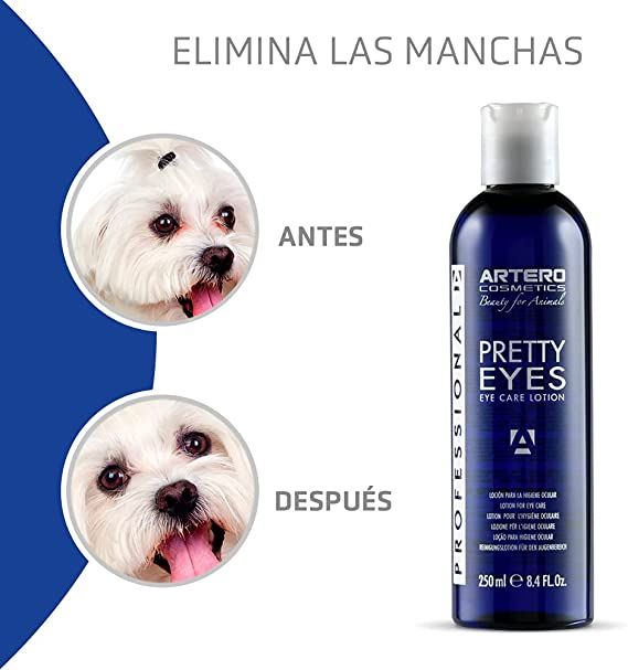 Artero Pretty Eyes 250 ml  en Gabo y Gordo E Shop, la mejor tienda online en las Islas Canarias, España, tienda online para mascotas, perros, gatos, conejos, tortugas, animales, accesorios para mascotas en general. 
Gabo y Gordo E Shop in Canary Islands, the best store for pets, dogs, cats, rabbits, turtles, animals, pet accessories.