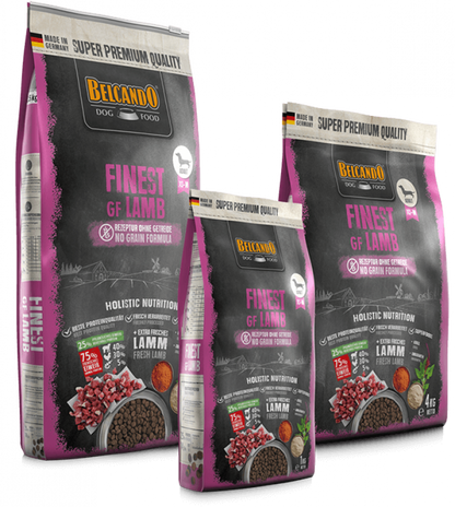 BELCANDO FINEST GRAIN FREE LAMB Pienso para perros sin cereales Gabo&Gordo Pet Shop en Las Palmas de Gran Canaria tienda para mascotas, perros, gatos, conejos, tortugas, animales, accesorios para mascotas