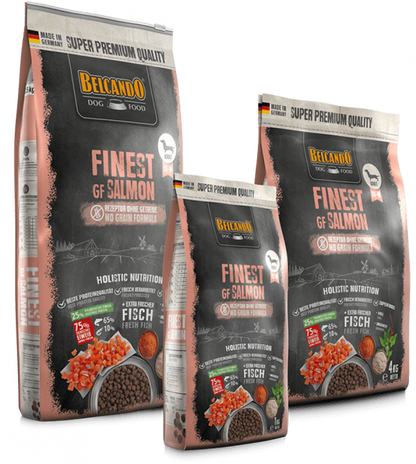 PIENSO BELCANDO FINEST GRAIN FREE SALMÓN Pienso para perros sin cereales Gabo&Gordo Pet Shop en Las Palmas de Gran Canaria tienda para mascotas, perros, gatos, conejos, tortugas, animales, accesorios para mascotas