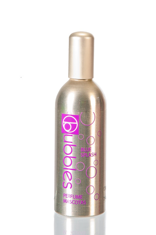 BUBBLES PERFUME BLUE SPLASH 150 ML Gabo y Gordo E Shop, la mejor tienda online en las Islas Canarias, España, tienda online para mascotas, perros, gatos, conejos, tortugas, animales, accesorios para mascotas en general. 
Gabo y Gordo E Shop in Canary Islands, the best store for pets, dogs, cats, rabbits, turtles, animals, pet accessories.