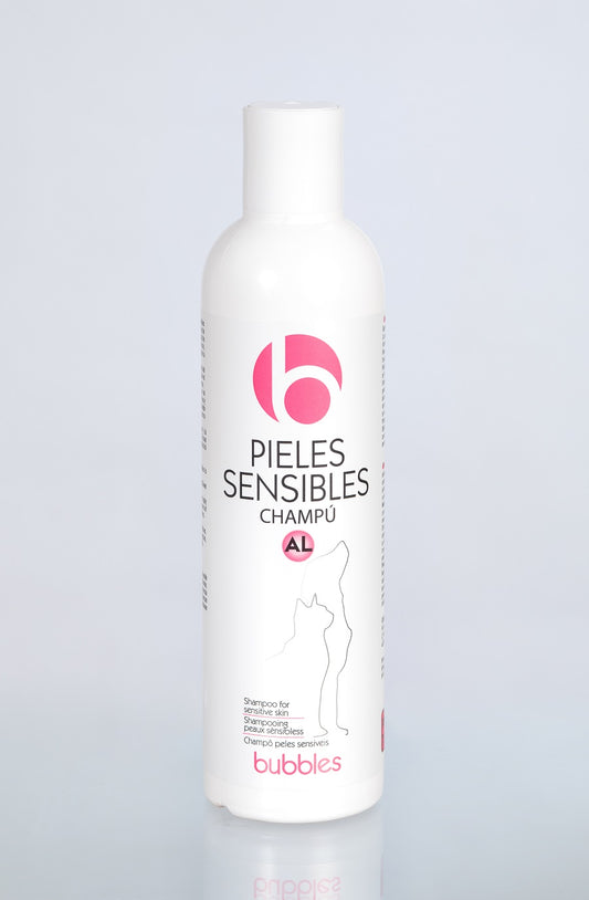 BUBBLES CHAMPÚ PIELES SENSIBLES Gabo y Gordo E Shop, la mejor tienda online en las Islas Canarias, España, tienda online para mascotas, perros, gatos, conejos, tortugas, animales, accesorios para mascotas en general. 
Gabo y Gordo E Shop in Canary Islands, the best store for pets, dogs, cats, rabbits, turtles, animals, pet accessories.