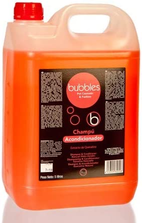 BUBBLES CHAMPÚ ACONDICIONADOR CON EXTRACTO DE QUERATINA Gabo y Gordo E Shop, la mejor tienda online en las Islas Canarias, España, tienda online para mascotas, perros, gatos, conejos, tortugas, animales, accesorios para mascotas en general. 
Gabo y Gordo E Shop in Canary Islands, the best store for pets, dogs, cats, rabbits, turtles, animals, pet accessories.