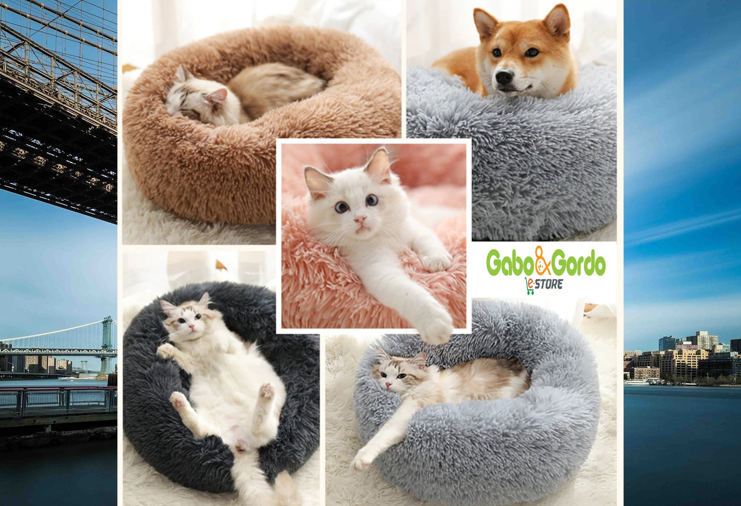 CAMA SUAVE RELAX PERRO GATO MASCOTA Gabo&Gordo Pet Shop en Las Palmas de Gran Canaria tienda para mascotas, perros, gatos, conejos, tortugas, animales, accesorios para mascotas