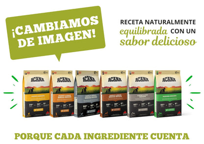 Pienso ACANA PUPPY RECIPE PARAA CACHORROS RAZAS MEDIANAS Gabo y Gordo E Shop, la mejor tienda online en las Islas Canarias, España, tienda online para mascotas, perros, gatos, conejos, tortugas, animales, accesorios para mascotas en general. 
Gabo y Gordo E Shop in Canary Islands, the best store for pets, dogs, cats, rabbits, turtles, animals, pet accessories.