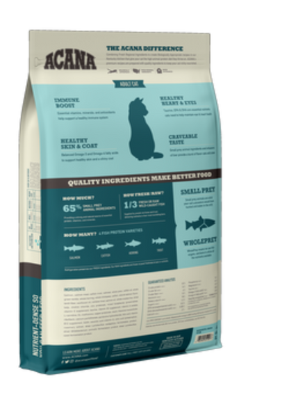pienso ACANA CAT BOUNTIFUL CATCH (GATOS) Gabo y Gordo E Shop, la mejor tienda online en las Islas Canarias, España, tienda online para mascotas, perros, gatos, conejos, tortugas, animales, accesorios para mascotas en general. 
Gabo y Gordo E Shop in Canary Islands, the best store for pets, dogs, cats, rabbits, turtles, animals, pet accessories.