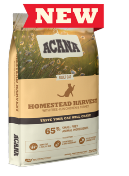 Pienso ACANA HOMESTEAD HARVEST PARA GATOS Gabo y Gordo E Shop, la mejor tienda online en las Islas Canarias, España, tienda online para mascotas, perros, gatos, conejos, tortugas, animales, accesorios para mascotas en general. 
Gabo y Gordo E Shop in Canary Islands, the best store for pets, dogs, cats, rabbits, turtles, animals, pet accessories.