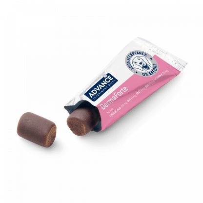 suplemento snack ADVANCE DERMAFORTE 150GR Gabo y Gordo E Shop, la mejor tienda online en las Islas Canarias, España, tienda online para mascotas, perros, gatos, conejos, tortugas, animales, accesorios para mascotas en general. 
Gabo y Gordo E Shop in Canary Islands, the best store for pets, dogs, cats, rabbits, turtles, animals, pet accessories.