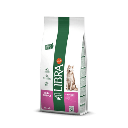 LIBRA HIGH ENERGY CON POLLO PARA PERROS 12 kg en Gabo&Gordo Pet Shop en Las Palmas de Gran Canaria tienda para mascotas, perros, gatos, conejos, tortugas, animales, accesorios para mascotas
