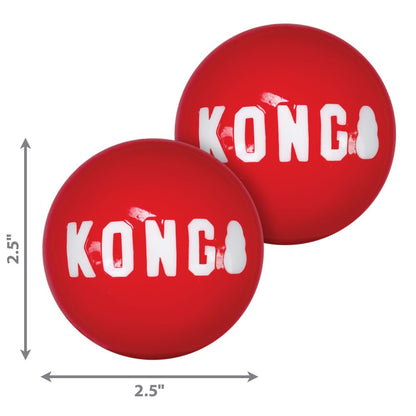 KONG Signature Ball (Pack 2 Unidades) Pelota para perros en Gabo y Gordo E Shop, la mejor tienda online en las Islas Canarias, España, tienda online para mascotas, perros, gatos, conejos, tortugas, animales, accesorios para mascotas en general. 
Gabo y Gordo E Shop in Canary Islands, the best store for pets, dogs, cats, rabbits, turtles, animals, pet accessories.