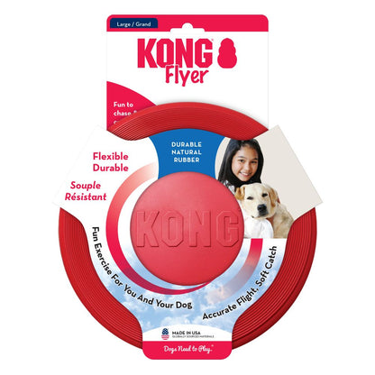 KONG FLYER CLASSIC Frisbee resistente y flexible para perros. 
Gabo y Gordo Pet Shop, tienda online en las Islas Canarias, España, tienda online para mascotas, perros, gatos, conejos, tortugas, animales, accesorios para mascotas en general. 
