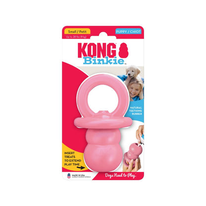 KONG Puppy Binkie Chupa COLOR ROSA Gabo&Gordo Pet Shop en Las Palmas de Gran Canaria tienda para mascotas, perros, gatos, conejos, tortugas, animales, accesorios para mascotas