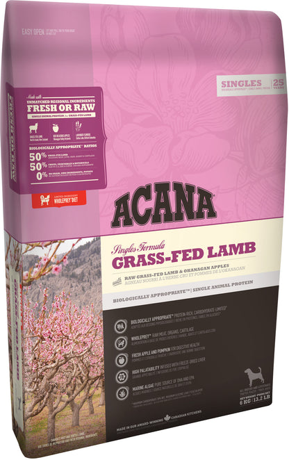 PIENSO ACANA GRASS FED LAMB DOG PERRO CORDERO SINGLES Gabo y Gordo E Shop, la mejor tienda online en las Islas Canarias, España, tienda online para mascotas, perros, gatos, conejos, tortugas, animales, accesorios para mascotas en general. 
Gabo y Gordo E Shop in Canary Islands, the best store for pets, dogs, cats, rabbits, turtles, animals, pet accessories.