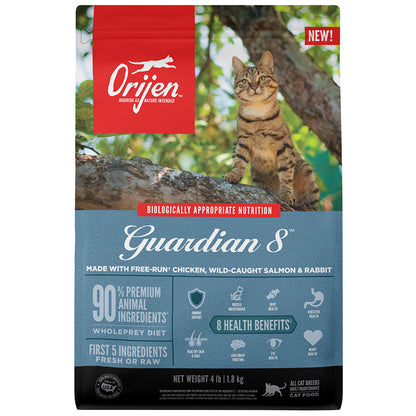 ORIJEN  GUARDIAN 8 PIENSO PARA GATOS (ADULTOS CUALQUIER RAZA / EDAD) 1,8 kg Gabo y Gordo E Shop, la mejor tienda online en las Islas Canarias, España, tienda online para mascotas, perros, gatos, conejos, tortugas, animales, accesorios para mascotas en general. 
Gabo y Gordo E Shop in Canary Islands, the best store for pets, dogs, cats, rabbits, turtles, animals, pet accessories.