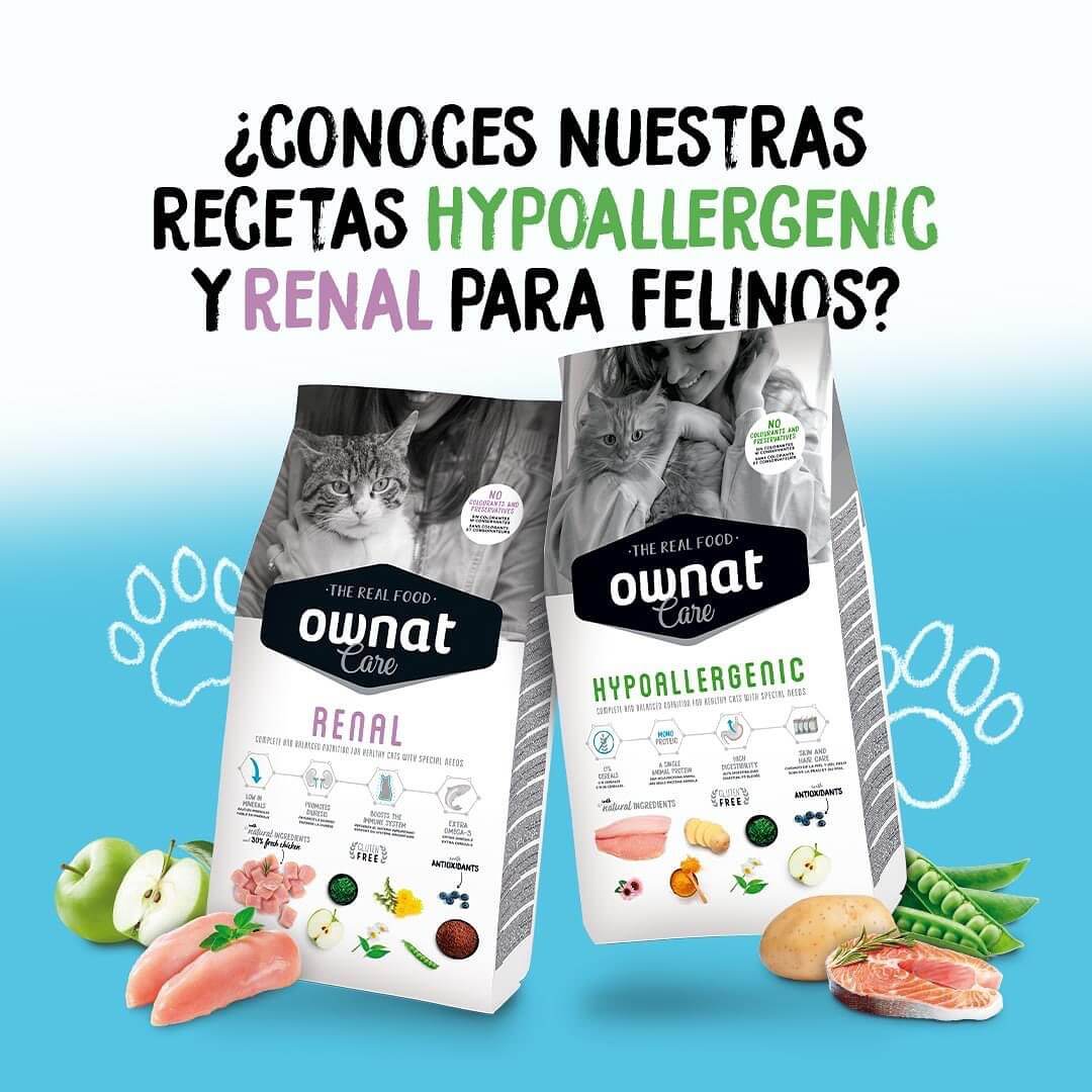 OWNAT Care Renal | pienso para gatos con insuficiencia renal Gabo y Gordo E Shop, la mejor tienda online en las Islas Canarias, España, tienda online para mascotas, perros, gatos, conejos, tortugas, animales, accesorios para mascotas en general. 
Gabo y Gordo E Shop in Canary Islands, the best store for pets, dogs, cats, rabbits, turtles, animals, pet accessories.