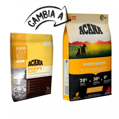 Pienso ACANA PUPPY RECIPE PARAA CACHORROS RAZAS MEDIANAS Gabo y Gordo E Shop, la mejor tienda online en las Islas Canarias, España, tienda online para mascotas, perros, gatos, conejos, tortugas, animales, accesorios para mascotas en general. 
Gabo y Gordo E Shop in Canary Islands, the best store for pets, dogs, cats, rabbits, turtles, animals, pet accessories.