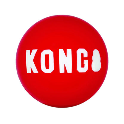 KONG Signature Ball (Pack 2 Unidades) Pelota para perros en Gabo y Gordo E Shop, la mejor tienda online en las Islas Canarias, España, tienda online para mascotas, perros, gatos, conejos, tortugas, animales, accesorios para mascotas en general. 
Gabo y Gordo E Shop in Canary Islands, the best store for pets, dogs, cats, rabbits, turtles, animals, pet accessories.