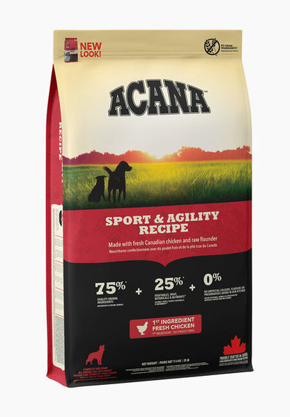 pienso ACANA SPORT AGILITY RECIPE DOG DEPORTE AGILIDAD PERRO Gabo y Gordo E Shop, la mejor tienda online en las Islas Canarias, España, tienda online para mascotas, perros, gatos, conejos, tortugas, animales, accesorios para mascotas en general. 
Gabo y Gordo E Shop in Canary Islands, the best store for pets, dogs, cats, rabbits, turtles, animals, pet accessories.