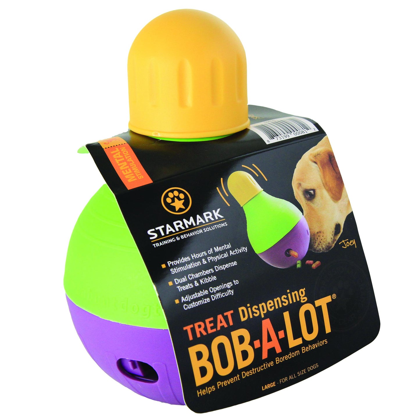 STARMARK BOB-A-LOT juguete interactivo dispensador de alimento para perros