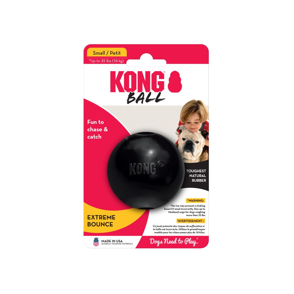 KONG - Extreme Ball - Juguete de caucho para mandíbulas potentes, negro - Para Perros Gabo&Gordo Pet Shop en Las Palmas de Gran Canaria tienda para mascotas, perros, gatos, conejos, tortugas, animales, accesorios para mascotas