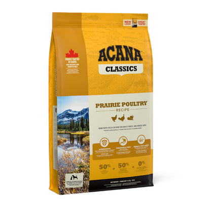 ACANA Classics Prairie Poultry pienso para perros con pollo fresco, cebada y avena, para todas las razas y etapas de vida