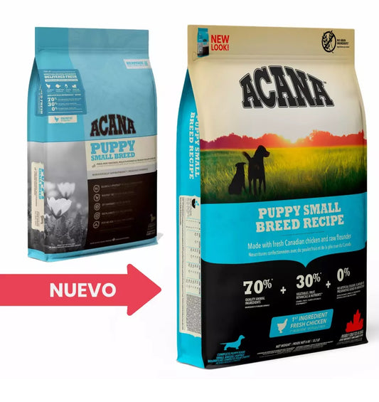 ACANA Puppy Small Breed | Pienso natural sin cereales para cachorros de raza pequeña