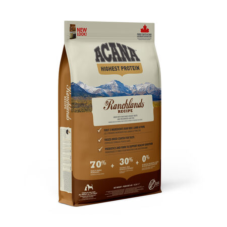 ACANA Ranchlands | Pienso natural sin cereales con carnes rojas y pescado silvestre para perros