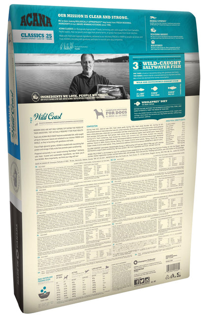 ACANA Wild Coast – Pienso con pescado natural para perros de todas las edades