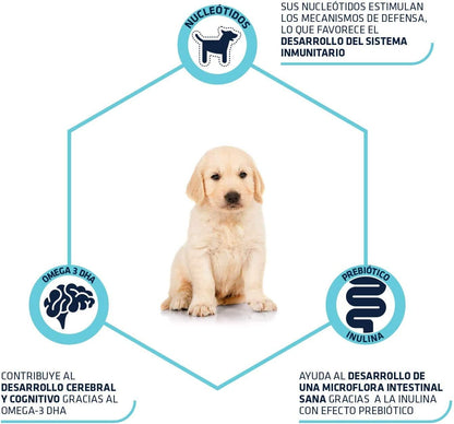 Envase de 150 g de ADVANCE Puppy Snack, premios para cachorros.